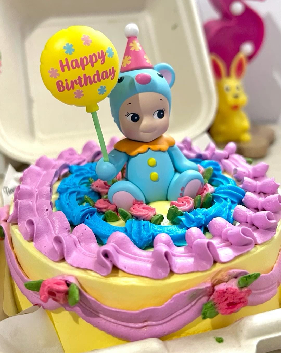 Birthday bear sonny angel